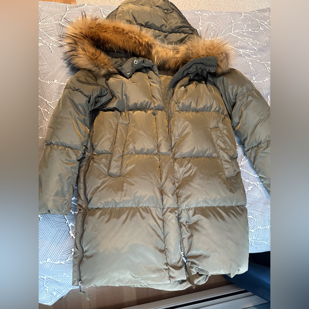 Maxmara Olive Green Heavy Padded Jacket